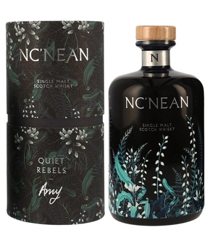 Fles Ncnean Quiet Rebels Amy, Schotse biologische single malt, op voorraad bij slijterij t Bockje in Bathmen