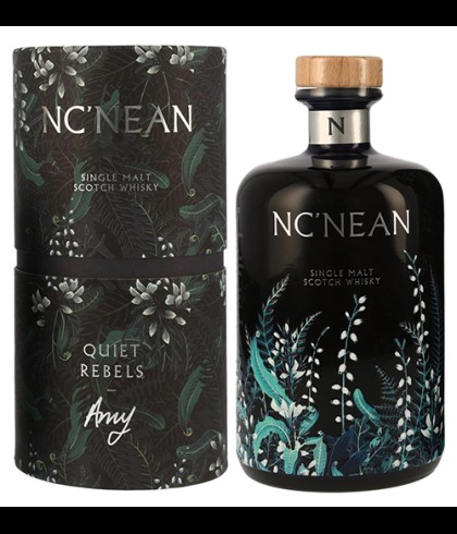 Fles Ncnean Quiet Rebels Amy, Schotse biologische single malt, op voorraad bij slijterij t Bockje in Bathmen