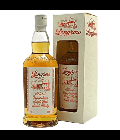 Fles Longrow Peated Springbank, single malt whisky, op voorraad bij slijterij t Bockje in Bathmen