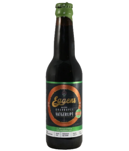 Fles Eggens Quadruppel Islay Whisky Vatgerijpt 001/2026, bier van Eggens, bij slijterij t Bockje in Bathmen