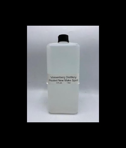 Fles Vossenberg New Make Spirit Peasted, whisky, op voorraad bij slijterij t Bockje in Bathmen