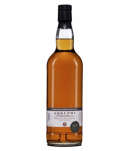 Fles Adelphi Dailuaine 12 Years Old 2013, single malt whisky, op voorraad bij slijterij t Bockje in Bathmen