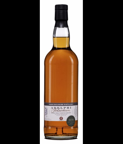 Fles Adelphi Dailuaine 12 Years Old 2013, single malt whisky, op voorraad bij slijterij t Bockje in Bathmen