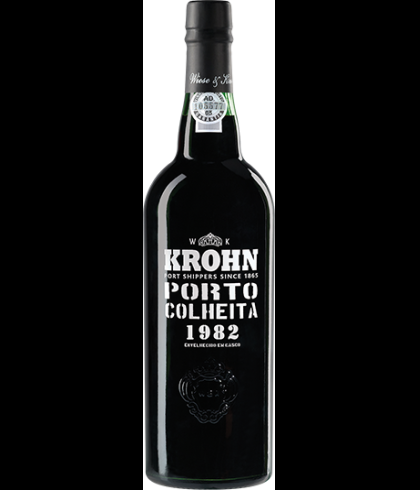 Port Krohn Porto Colheita 1982, bij slijterij ’t Bockje in Bathmen