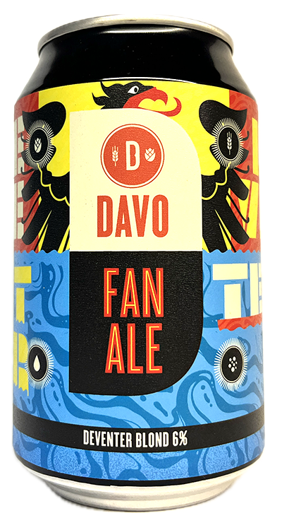 Fles Davo Fan Ale Deventer Blond, bier van Davo, op voorraad bij slijterij t Bockje in Bathmen