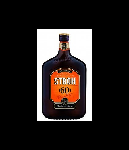 Fles Stroh 60%, rum, op voorraad bij slijterij t Bockje in Bathmen
