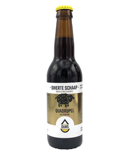 Fles Durs Swerte Schaap Quadrupel, bier van Durs, bij slijterij t Bockje in Bathmen