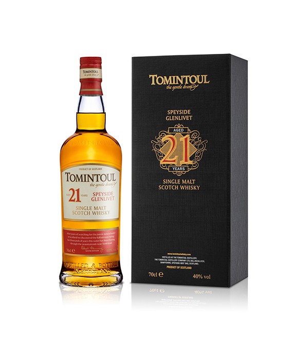 Tomintoul Speyside 21 years bij t Bockje in Bathmen