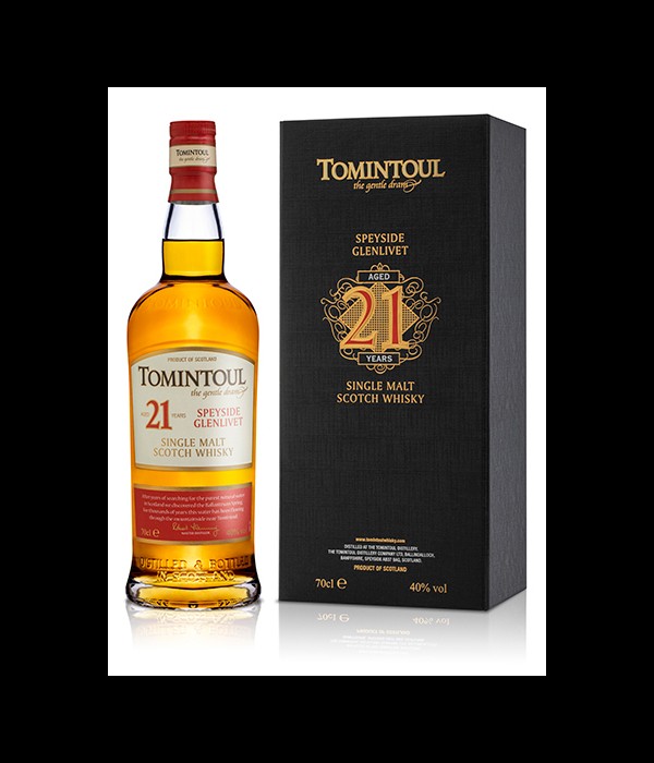 Tomintoul Speyside 21 years bij t Bockje in Bathmen