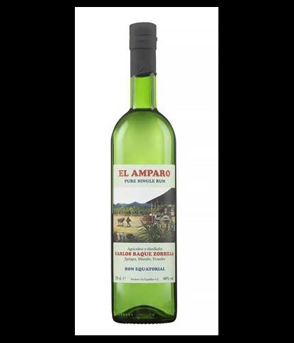 Fles El Amparo Pure Single Rum, rum, op voorraad bij slijterij t Bockje in Bathmen