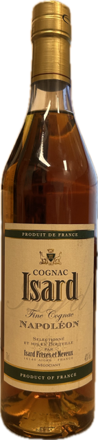 Cognac Isard Fine Cognac Napoleon van Isard Fine, bij slijterij ’t Bockje in Bathmen