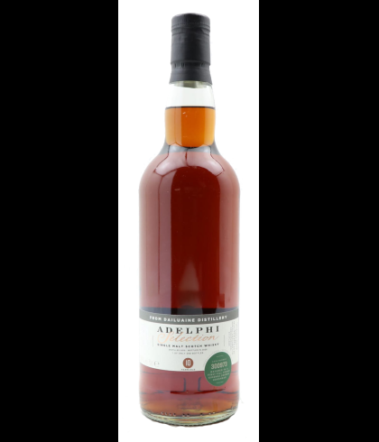 Fles Adelphi Selection Dalhuaine 10 Years Old 2015 #300973, whisky, op voorraad bij slijterij t Bockje in Bathmen