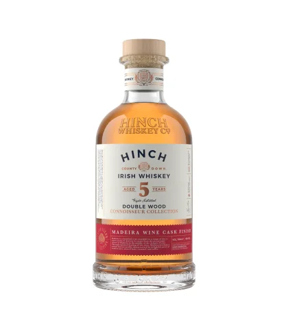 Fles Hinch 5 Years Old Madeira Cask, single malt whisky, op voorraad bij slijterij t Bockje in Bathmen