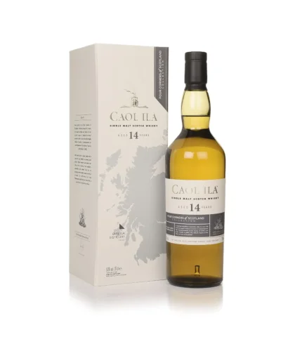 Fles Caol Ila 14 Years Old Four Corners of Scotland, single malt whisky, op voorraad bij slijterij t Bockje in Bathmen