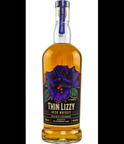 Fles Thin Lizzy Irish Whiskey, whisky, op voorraad bij slijterij t Bockje in Bathmen