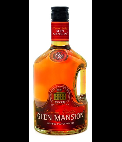 Fles Glen Mansion Whisky, whisky, op voorraad bij slijterij t Bockje in Bathmen