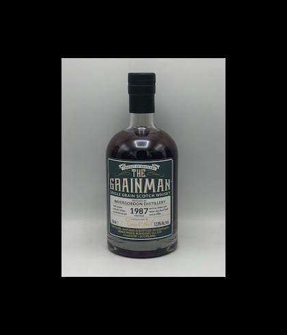 Fles The Maltman Invergordon 1987, enkel vat gebotteld door The Maltman uit Glasgow, op voorraad bij slijterij t Bockje in Bathmen