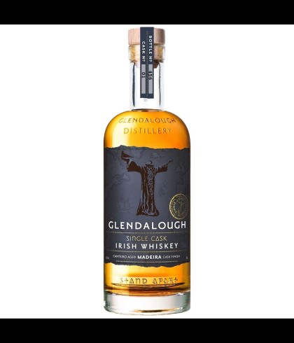 Fles Glendalough Madeira Single Cask Finish, single malt whisky, op voorraad bij slijterij t Bockje in Bathmen