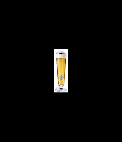 Warsteiner voetglas, glas bij t Bockje in Bathmen