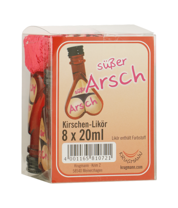 Susser Arsch kersenlikeur set 8x2cl bij t Bockje in Bathmen