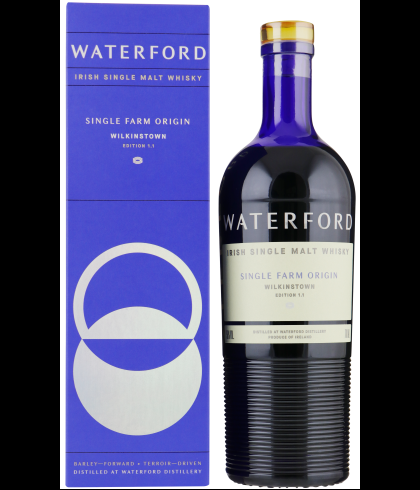 Fles Waterford Wilkinstown Edition 1.1 for the Netherlands, Ierse single malt whisky van Waterford, op voorraad bij slijterij t Bockje in Bathmen