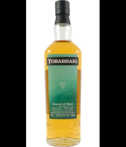Fles Torabhaig Sound of Sleat Legacy Series Chapter 4, geturfde single malt van het eiland Skye, op voorraad bij slijterij t Bockje in Bathmen