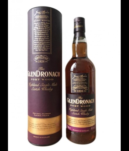 Fles GlenDronach Port Wood, single malt whisky, op voorraad bij slijterij t Bockje in Bathmen