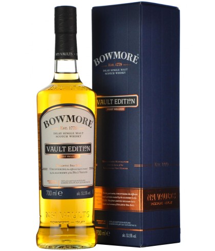 Fles Bowmore Vault Release No. 1, single malt whisky, op voorraad bij slijterij t Bockje in Bathmen