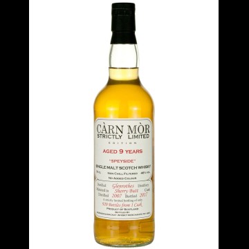 Glenrothes Carn Mor 9 Years Old Speyside  Single Malt Whisky Vintage 2007