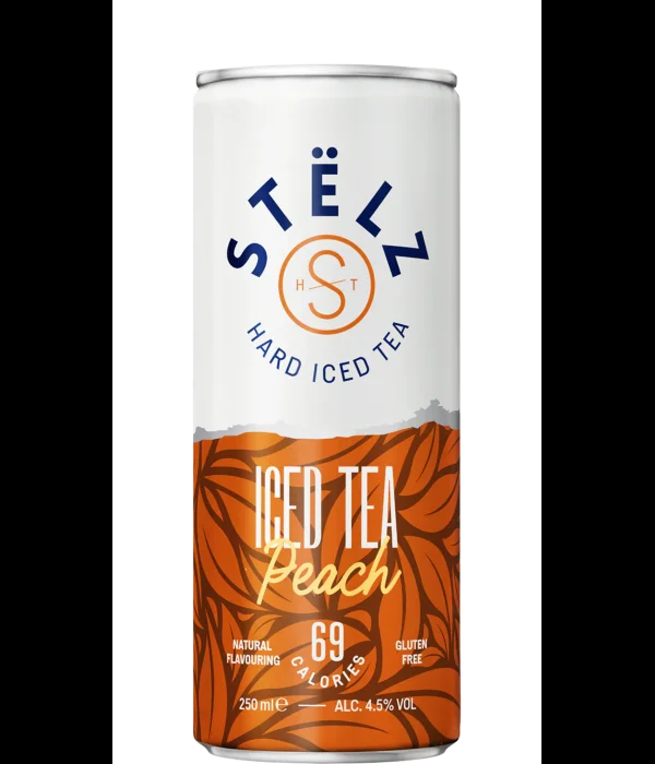 Stëlz Hard Seltzer Iced Tea Peach bij t Bockje in Bathmen