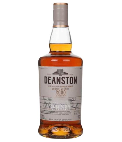 Fles Deanston 2000, single malt whisky, op voorraad bij slijterij t Bockje in Bathmen