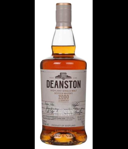 Fles Deanston 2000, single malt whisky, op voorraad bij slijterij t Bockje in Bathmen