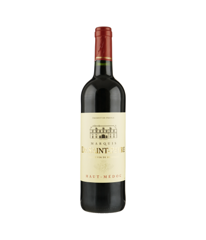 Fles Marquis de Saint Peyre Haut-Medoc, wijn op voorraad bij slijterij t Bockje in Bathmen