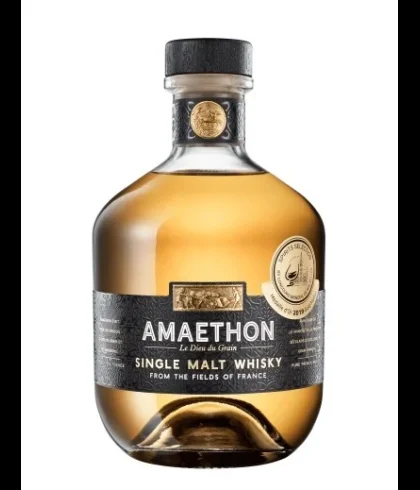 Fles Amaethon French Single Malt, whisky, op voorraad bij slijterij t Bockje in Bathmen