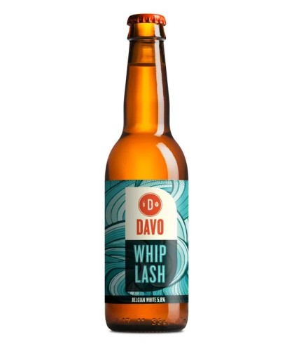 Fles Davo Whiplash, bier van Davo, bij slijterij t Bockje in Bathmen