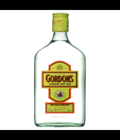Fles Gordon's London Dry Gin, gin, op voorraad bij slijterij t Bockje in Bathmen