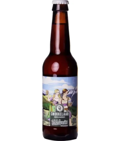 Smokkelaar Edelweiss Weizen, bier op voorraad bij slijterij t Bockje in Bathmen