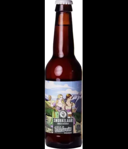 Smokkelaar Edelweiss Weizen, bier op voorraad bij slijterij t Bockje in Bathmen