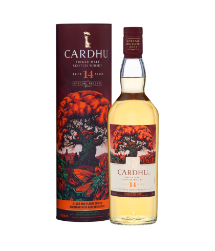 Fles Cardhu 14 Years Old Special Release 2021, single malt whisky, op voorraad bij slijterij t Bockje in Bathmen