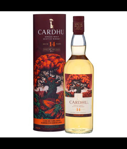 Fles Cardhu 14 Years Old Special Release 2021, single malt whisky, op voorraad bij slijterij t Bockje in Bathmen