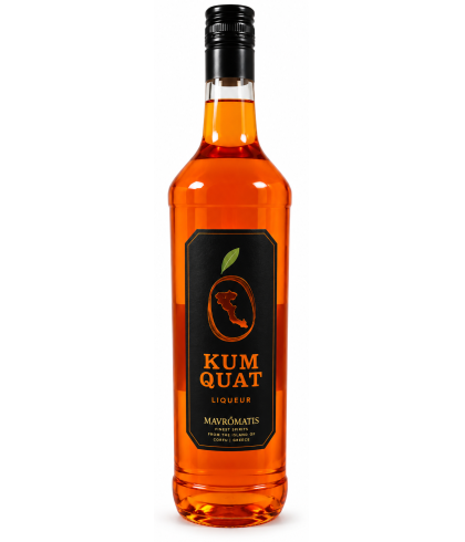 Likeur Mavrómatis Kum Quat Liqueur van Mavromatis Kum, bij slijterij ’t Bockje in Bathmen
