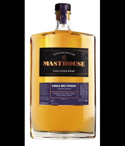 Fles Masthouse Single Cask #80, whisky, op voorraad bij slijterij t Bockje in Bathmen