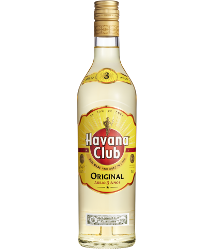 Fles Havana Club Añejo 3 Años, rum, bij slijterij t Bockje in Bathmen