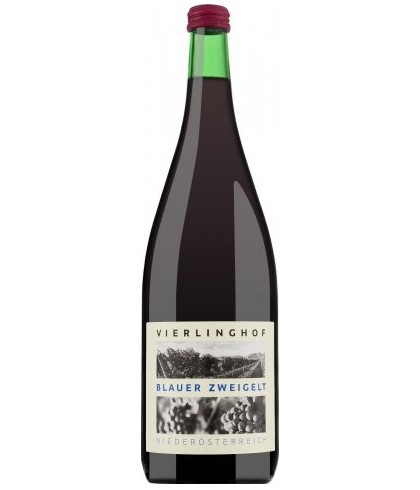 Fles Vierlinghof Blauer Zweigelt Niederösterreich, wijn op voorraad bij slijterij t Bockje in Bathmen