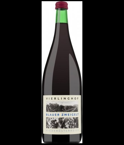 Fles Vierlinghof Blauer Zweigelt Niederösterreich, wijn op voorraad bij slijterij t Bockje in Bathmen