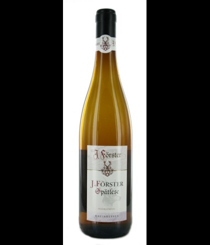 Fles J.Förster Rheinhessen Spätlese, wijn op voorraad bij slijterij t Bockje in Bathmen