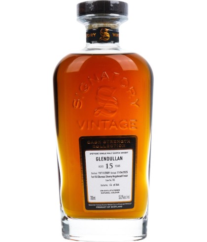Fles Signatory Vintage Glendullan 15 Years Old 2009 #10, whisky, op voorraad bij slijterij t Bockje in Bathmen