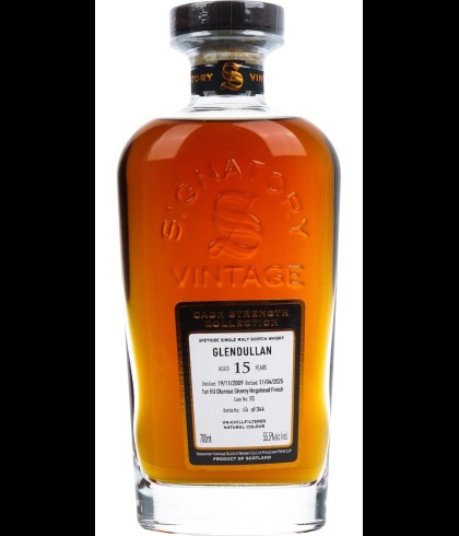 Fles Signatory Vintage Glendullan 15 Years Old 2009 #10, whisky, op voorraad bij slijterij t Bockje in Bathmen