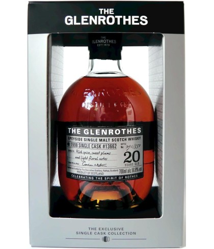 Fles Glenrothes 20Y 1998 Single Cask #13662, whisky, op voorraad bij slijterij t Bockje in Bathmen