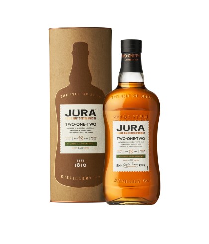 Fles single malt van Jura, op voorraad bij slijterij t Bockje in Bathmen